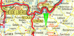 So finden Sie Langenzell bei Heidelberg